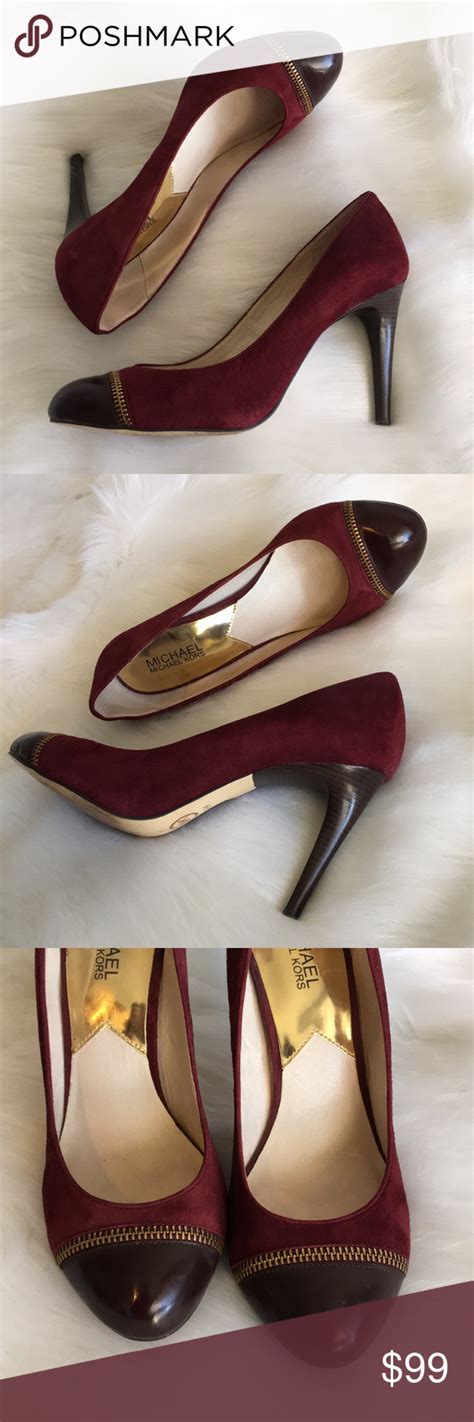 michael michael kors heels|michael kors heels merlot.